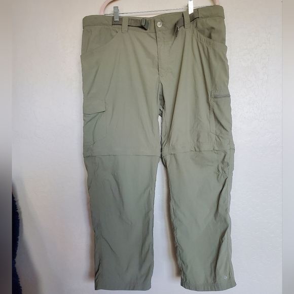 Columbia Pants Columbia Convertible Tan And Olive Green Hiking